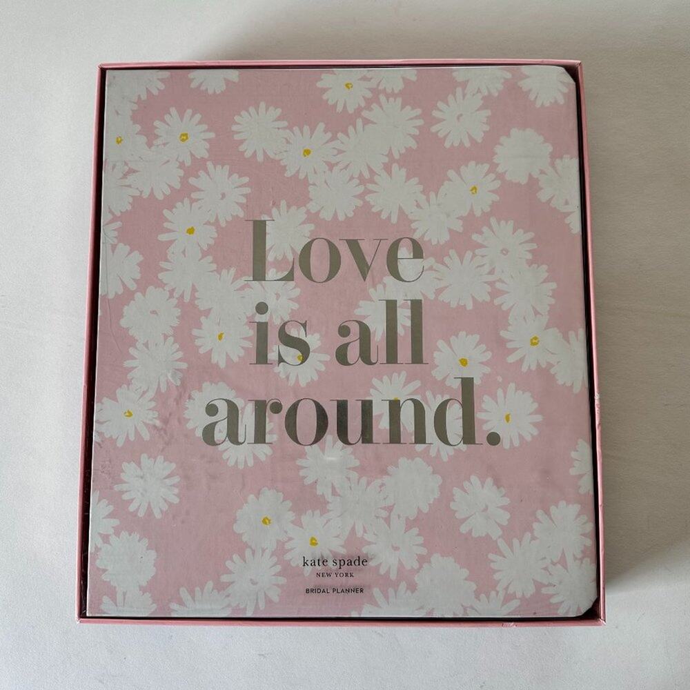 NEW Kate Spade Love is All Around Bridal Planner Journal